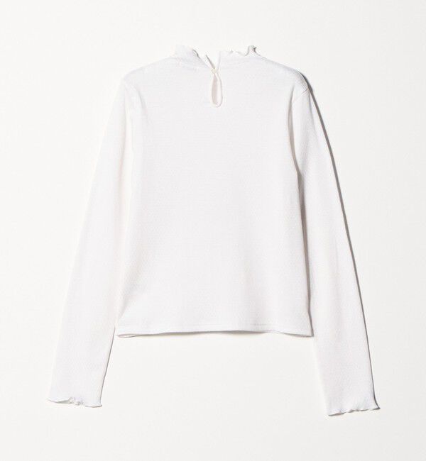 STEVEN ALAN「＜Steven Alan＞ドット リブ フリル プルオーバー」|Tシャツ・カットソー|