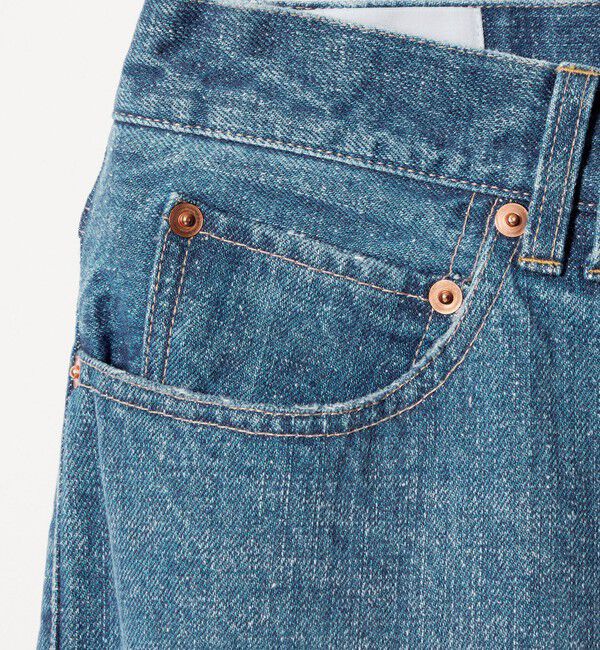 MONKEY TIME「ネップ デニム バギー パンツ」|チノ|