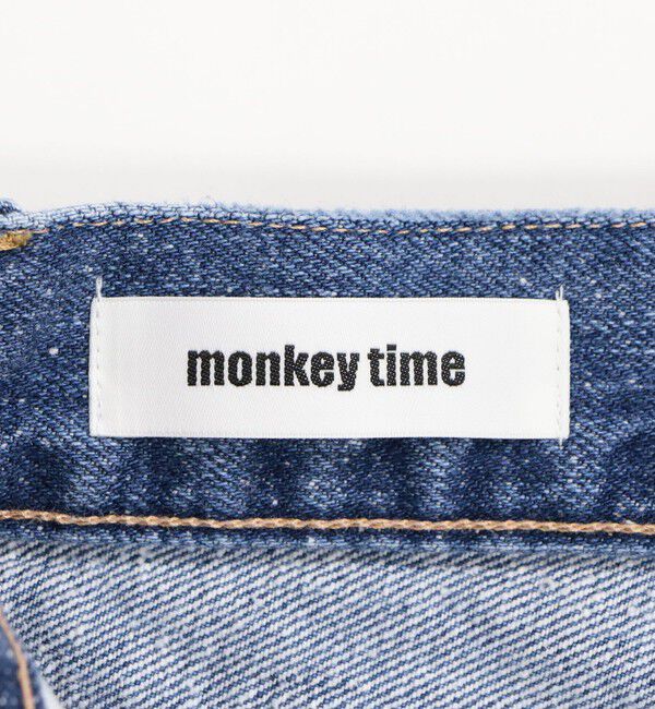 MONKEY TIME「ネップ デニム バギー パンツ」|チノ|