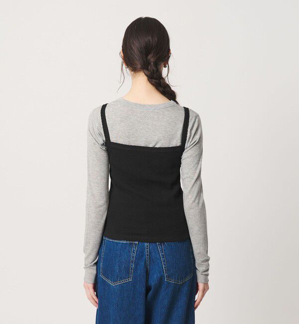 BEAUTY&YOUTH UNITED ARROWS「コットン パターンメッシュ キャミソール」|タンクトップ|