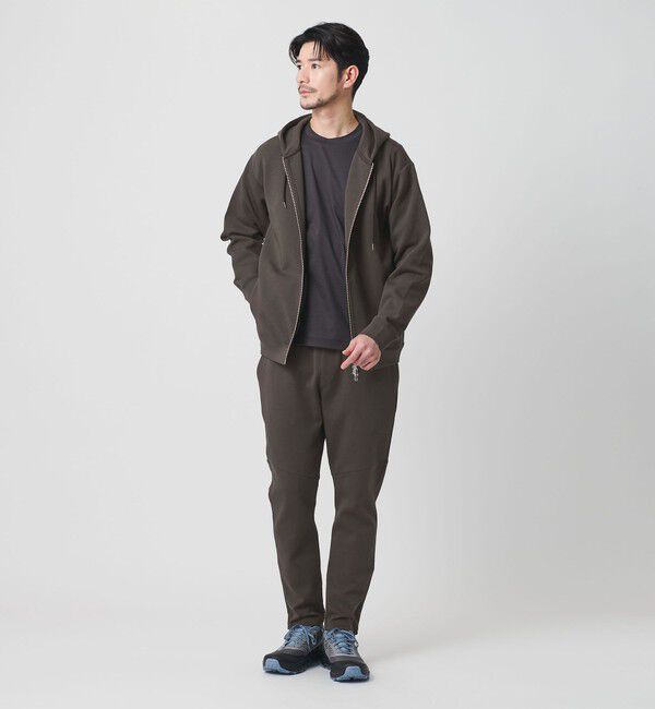 BEAUTY&YOUTH UNITED ARROWS「【WEB限定 WARDROBE SMART】ダブルニット ジップパーカー/セットアップ対応【抗菌・防臭】」|パーカー|