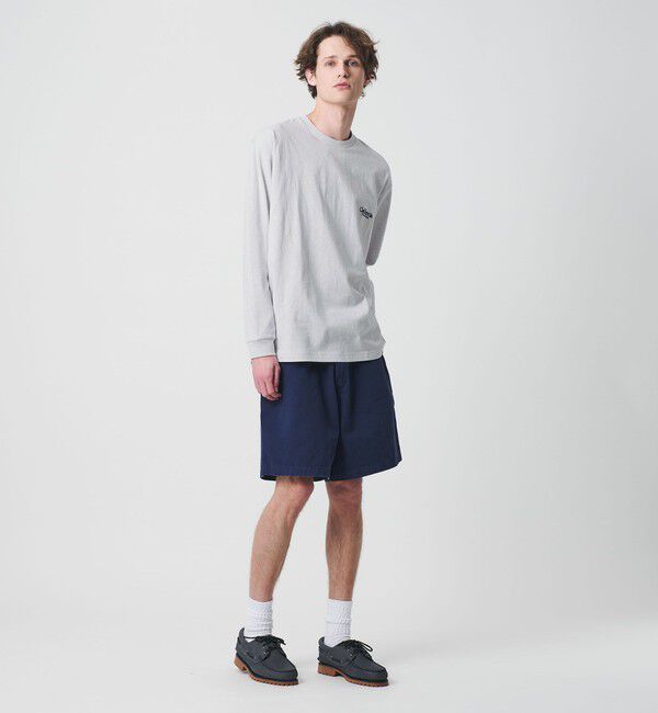 California General Store「＜CGS.＞オーガニック コットン ロングスリーブ ロゴ Tシャツ」|Tシャツ・カットソー|