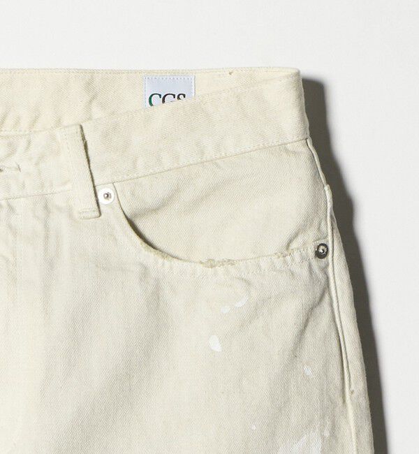 California General Store「＜CGS.＞オーガニックコットン ダスティー ホワイト デニム パンツ」|デニム|