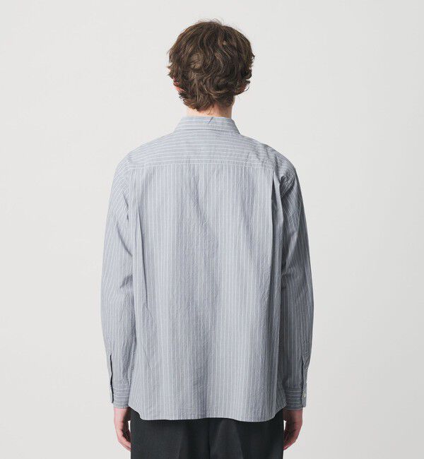 BEAUTY&YOUTH UNITED ARROWS「TYP ワッシャー ピンストライプ プルオーバーシャツ 」|シャツ・ブラウス|