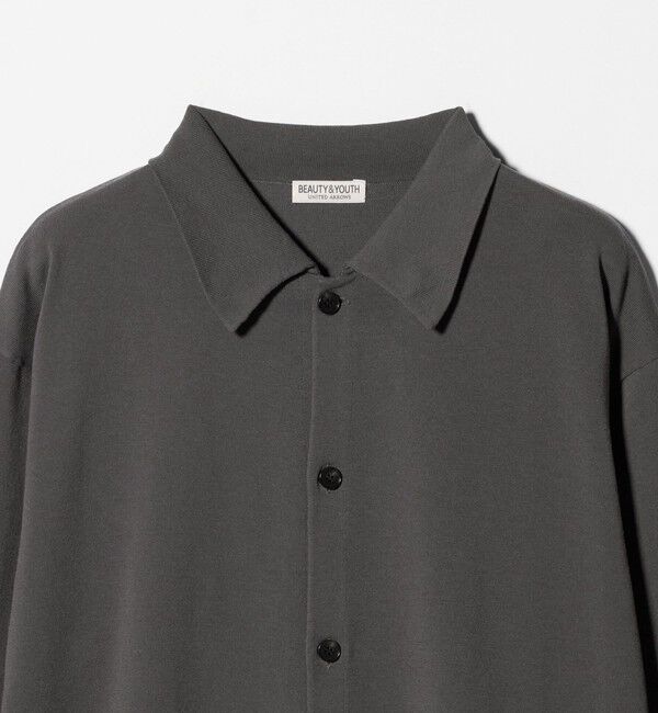 BEAUTY&YOUTH UNITED ARROWS「デオドラント ニット シャツ 抗菌防臭 ウォッシャブル」|カーディガン|