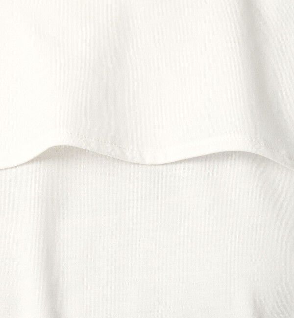 BEAUTY&YOUTH UNITED ARROWS「【WEB限定 Wardrobe DAILY MINIMAL】ケープフリル ショートスリーブプルオーバー UVカット 接触冷感」|Tシャツ・カットソー|