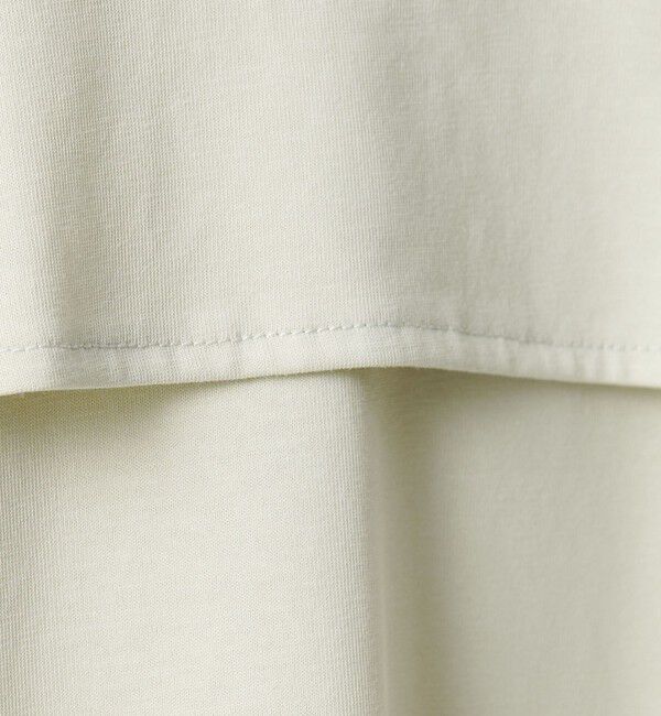 BEAUTY&YOUTH UNITED ARROWS「【WEB限定 Wardrobe DAILY MINIMAL】ケープフリル ショートスリーブプルオーバー UVカット 接触冷感」|Tシャツ・カットソー|