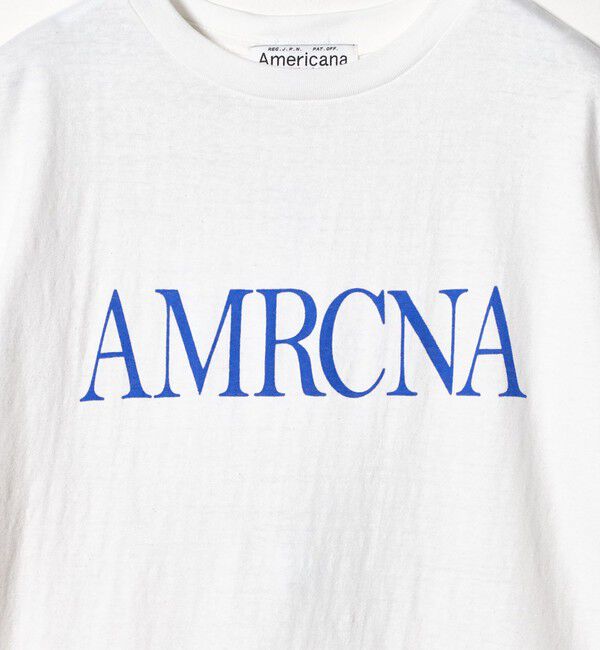 BEAUTY&YOUTH UNITED ARROWS「＜Americana＞ロゴ ショートスリーブ Tシャツ」|Tシャツ・カットソー|
