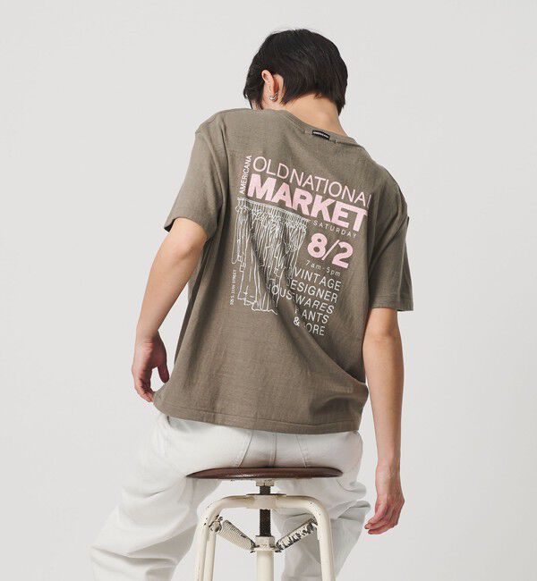 BEAUTY&YOUTH UNITED ARROWS「＜Americana＞ロゴ ショートスリーブ Tシャツ」|Tシャツ・カットソー|MOCA