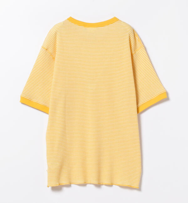 BEAMSBOY「【別注】Healthknit / ワッフル ボーダー Tシャツ」|Tシャツ・カットソー|