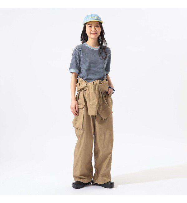 BEAMSBOY「【別注】Healthknit / ワッフル ボーダー Tシャツ」|Tシャツ・カットソー|