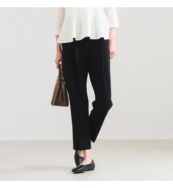 Demi-Luxe BEAMS 「トリアセ 1タック パンツ＊」|スラックス|