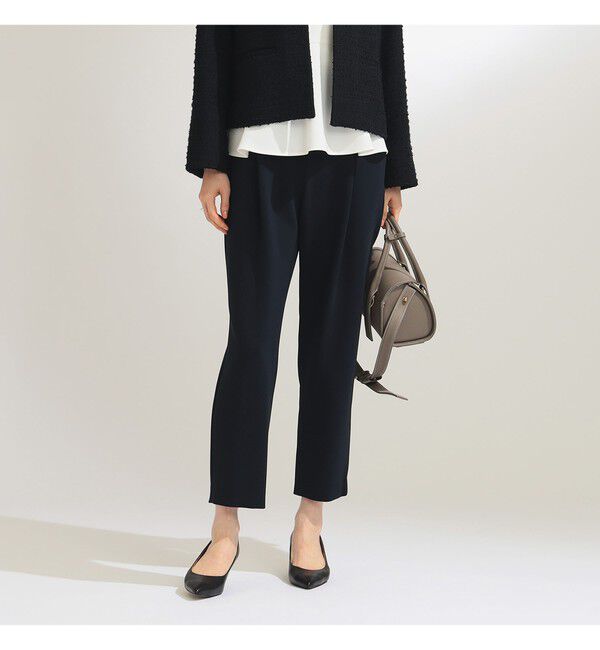 Demi-Luxe BEAMS 「トリアセ 1タック パンツ＊」|スラックス|