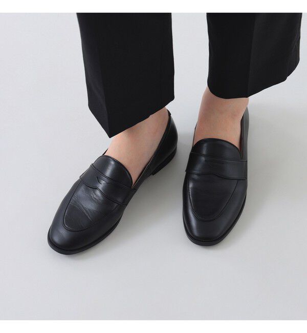 Demi-Luxe BEAMS 「Demi-Luxe BEAMS / スムースレザー ローファー」|パンプス|BLACK