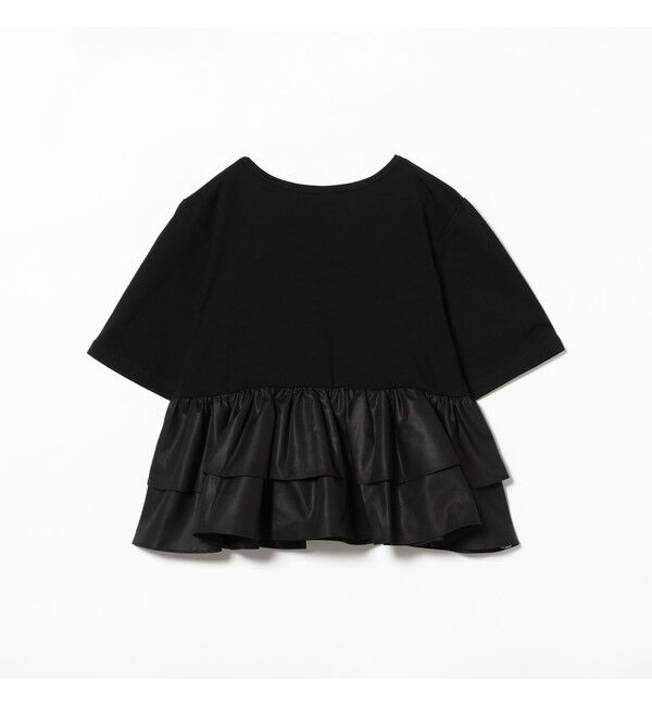 Ray BEAMS 「ティアード キリカエ クルーネック Tシャツ」|Tシャツ・カットソー|