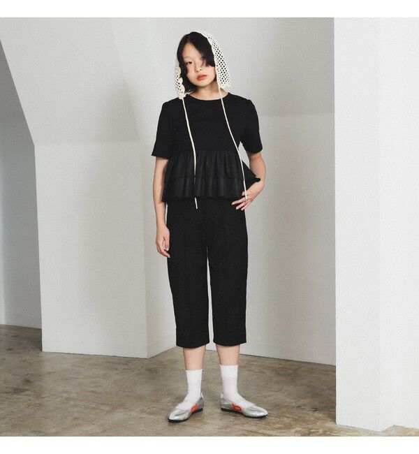 Ray BEAMS 「ティアード キリカエ クルーネック Tシャツ」|Tシャツ・カットソー|