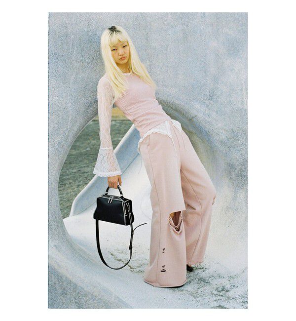 Ray BEAMS 「ダメージ スウェット パンツ」|その他|