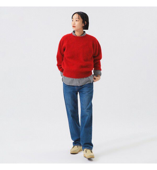 BEAMSBOY「【別注】Nor&rsquo;Easterly / シェットランド シャギー クルーネック 25FW」|ニット・セーター|