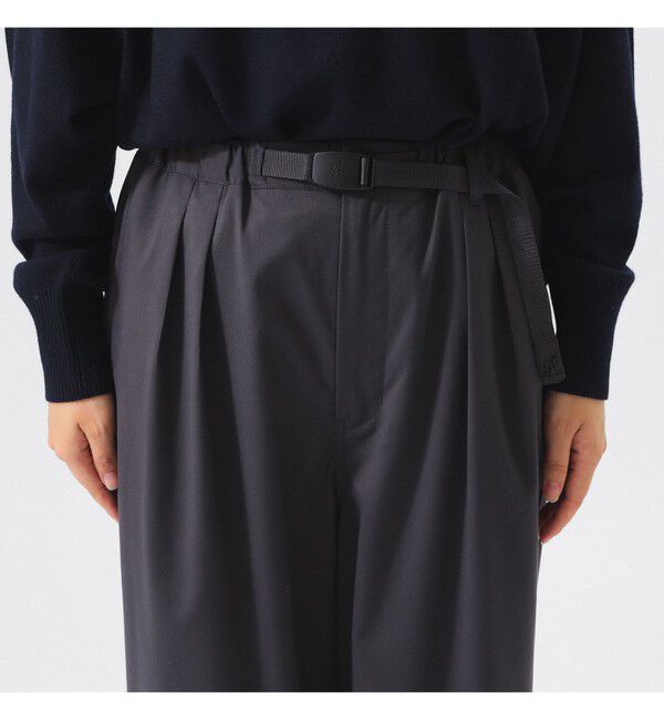 BEAMSBOY「【別注】Gramicci / 2プリーツ ワイド スラックス 25FW」|チノ|