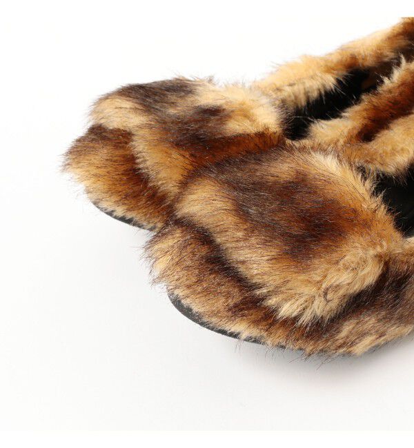 Demi-Luxe BEAMS 「PIPPICHIC / エコファー フラットシューズ」|スニーカー|