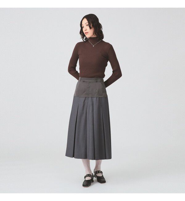 Ray BEAMS 「14ゲージ リブ タートル ネック ニット」|ニット・セーター|