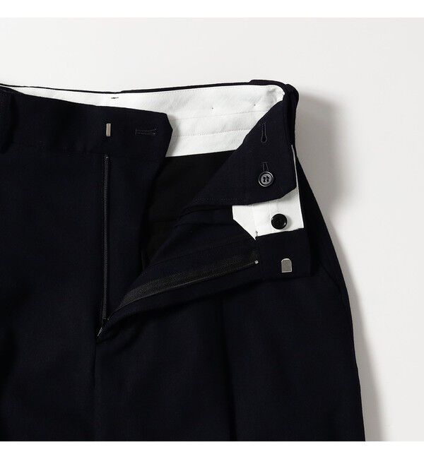 Demi-Luxe BEAMS 「INSCRIRE / フラノ ワイド スラックス パンツ」|チノ|