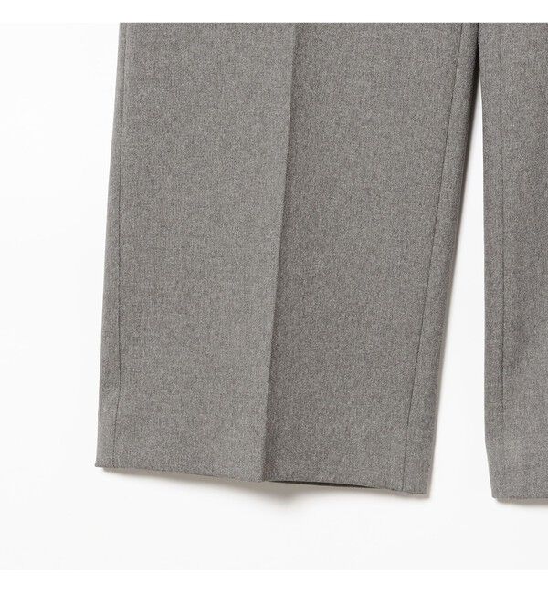 BEAMSBOY「maturely / リサイクル ポリエステル ベルト アレンジ パンツ」|チノ|