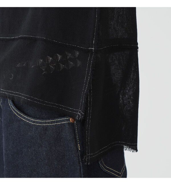 BEAMSBOY「maturely / メッシュ トップ ロングスリーブ」|シャツ・ブラウス|