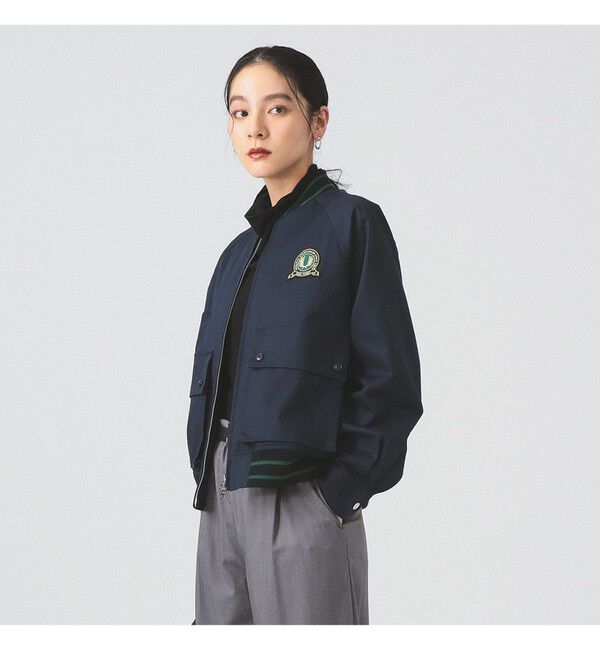 Ray BEAMS 「【別注】FRED PERRY / Tennis Bomber Jacket」|ブルゾン・スタジャン|NAVY