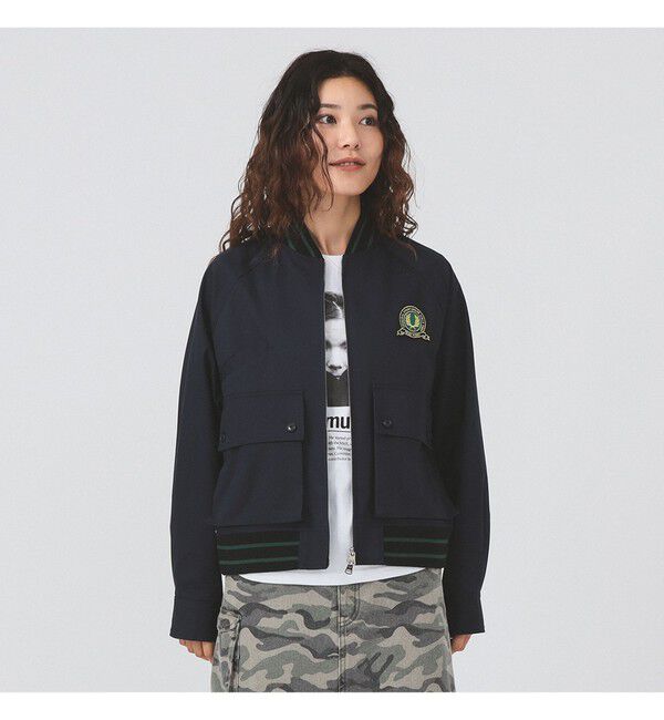 Ray BEAMS 「【別注】FRED PERRY / Tennis Bomber Jacket」|ブルゾン・スタジャン|