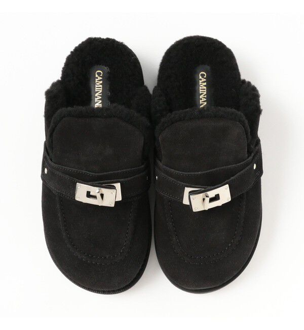 Demi-Luxe BEAMS 「【別注】CAMINANDO / シアリング バックル サンダル」|パンプス|