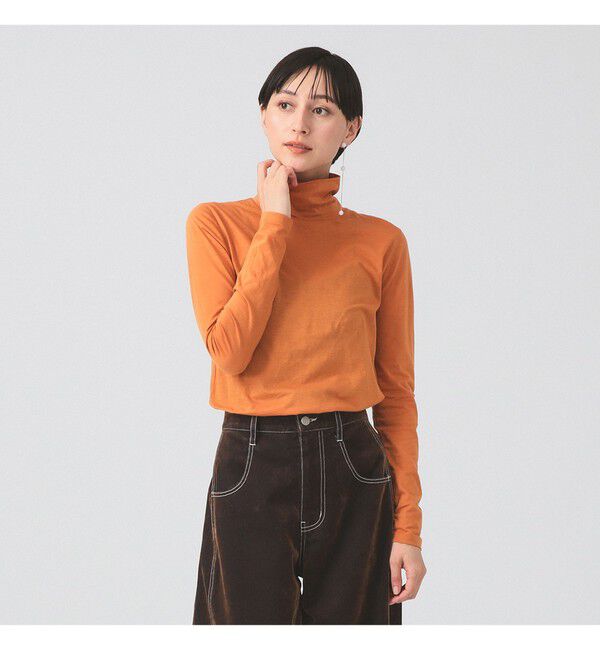 Ray BEAMS 「ソフト 天竺 タートルネック トップス」|その他|