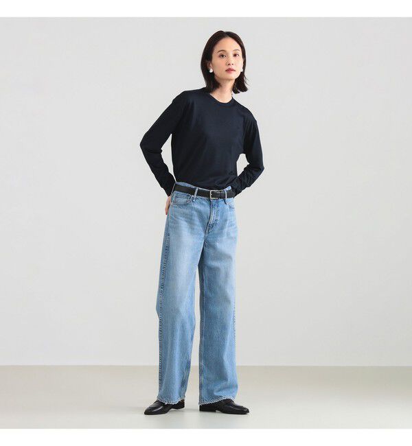 Demi-Luxe BEAMS 「【別注】SLOANE / ウール クルーネック ロングスリーブ」|Tシャツ・カットソー|
