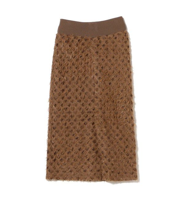 Ray BEAMS 「RBS / ウエスト リブ 起毛 レース スカート」|スカート|