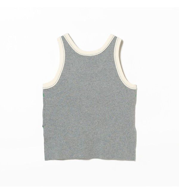 BEAMSBOY「12ゲージ ジャカード ライン タンク」|ベスト・ジレ|