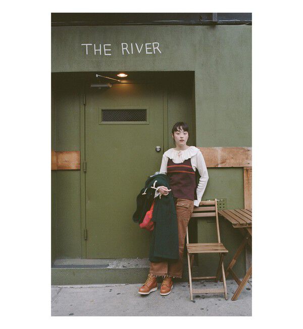 BEAMSBOY「12ゲージ ジャカード ライン タンク」|ベスト・ジレ|