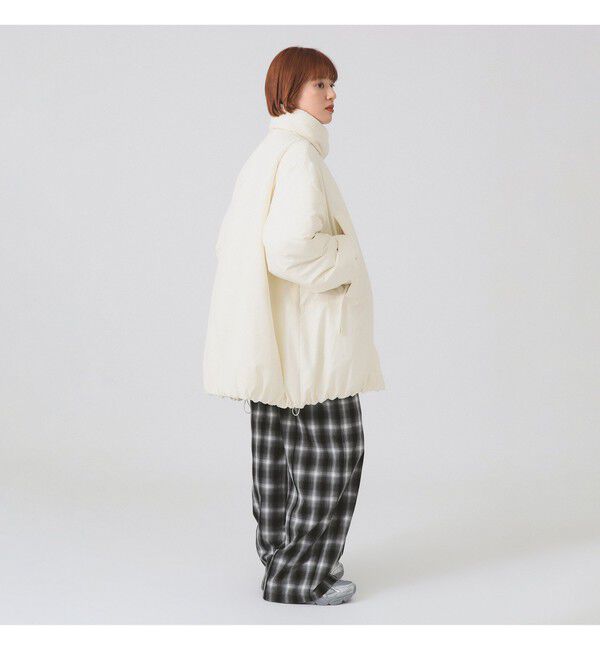 Ray BEAMS 「中綿 スタンドカラー ボリューム ブルゾン」|ブルゾン・スタジャン|