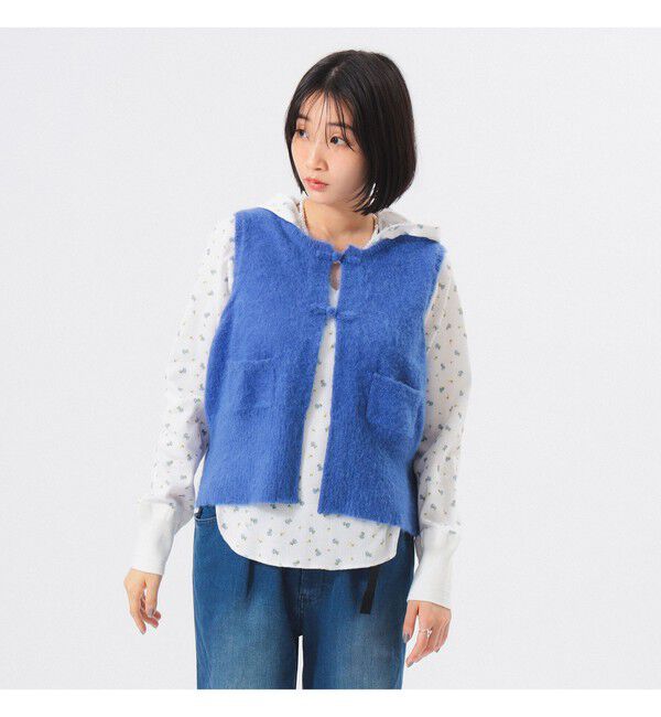 BEAMSBOY「チャイナ ボタン ベスト」|ベスト・ジレ|