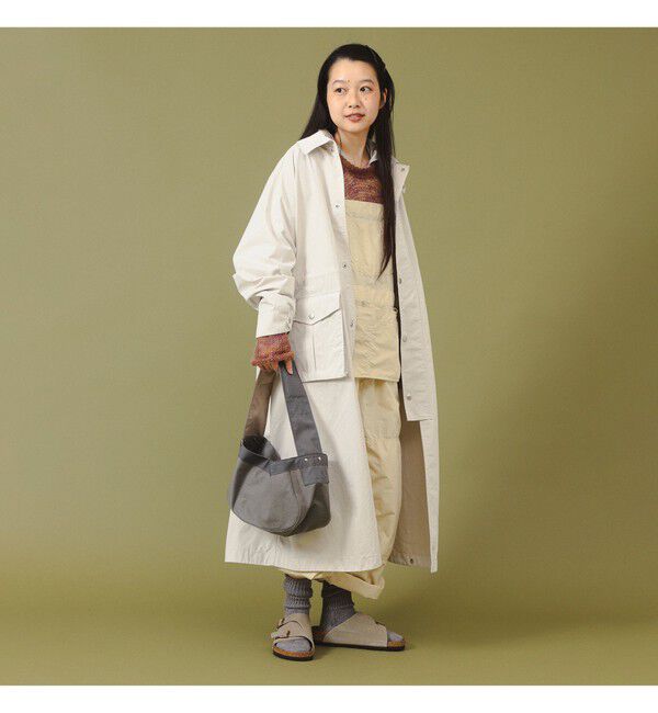 BEAMSBOY「コットン ナイロン ヘム アジャスト コート」|ダッフルコート|