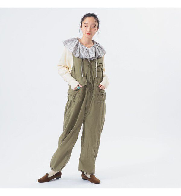 BEAMSBOY「コットンウェザー ハンティングベスト オールインワン」|オールインワン|