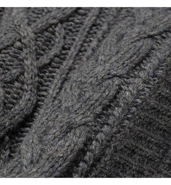 BEAMSBOY「3ゲージ 2トーン アラン カーディガン」|ニット・セーター|