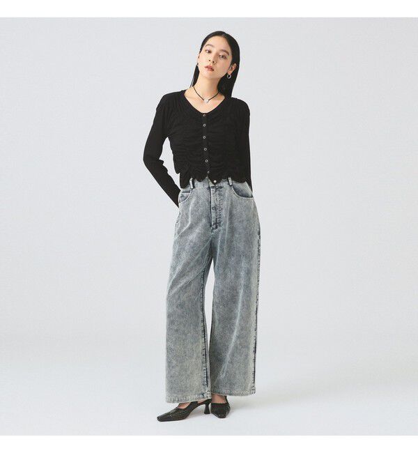 Ray BEAMS 「コーデュロイ 5ポケット ワイド パンツ」|チノ|