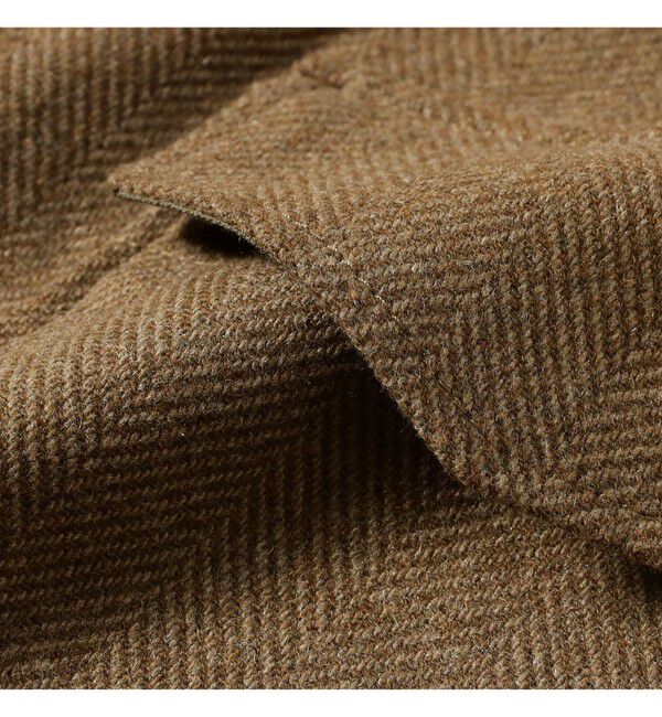 BEAMSBOY「ショート ヘリンボーン CPO ジャケット」|ブルゾン・スタジャン|