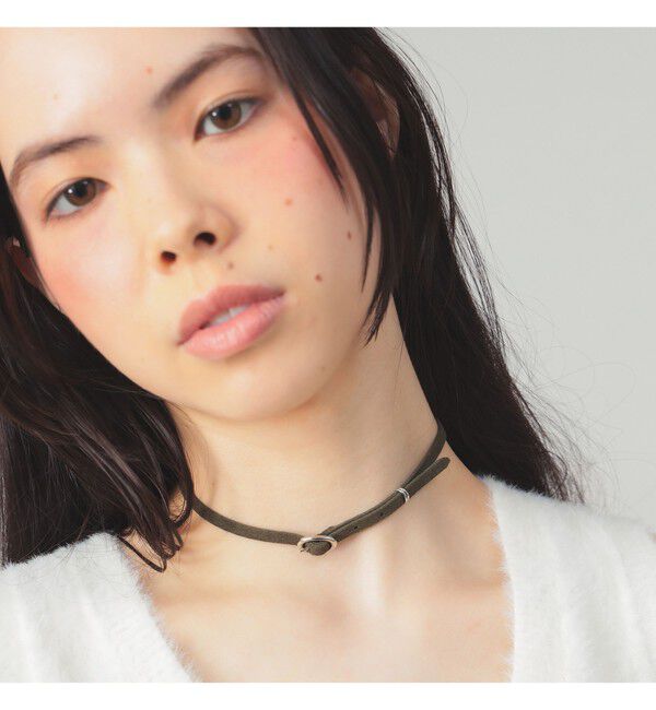 Ray BEAMS 「フェイク スエード チョーカー」|その他|