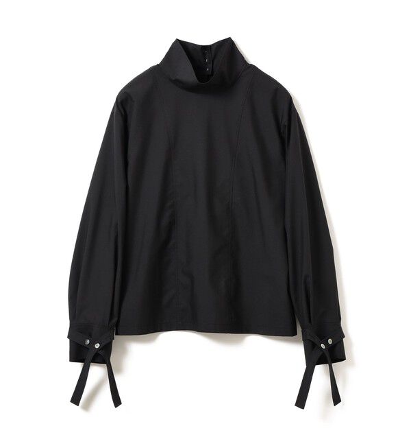 Ray BEAMS 「RBS / ベルトカフス ハイネック ブラウス」|シャツ・ブラウス|BLACK