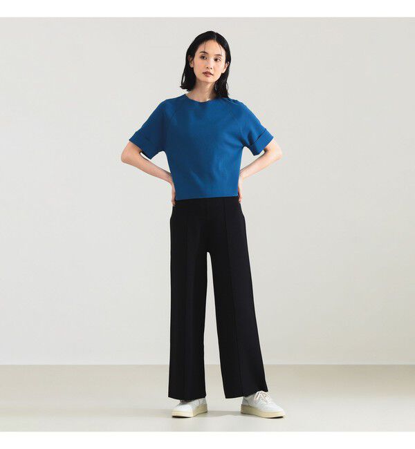 Demi-Luxe BEAMS 「AK+1 / 総針 ショート ニット」|ニット・セーター|