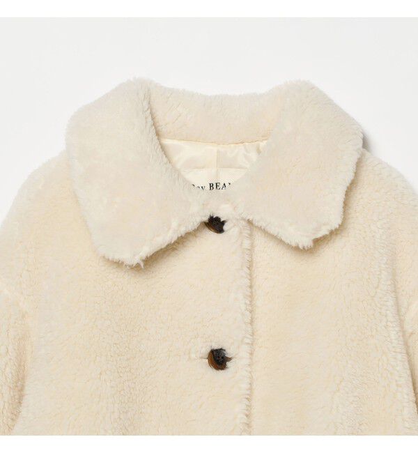 Ray BEAMS 「ボア ビッグ ポケット ハーフ コート」|ダッフルコート|