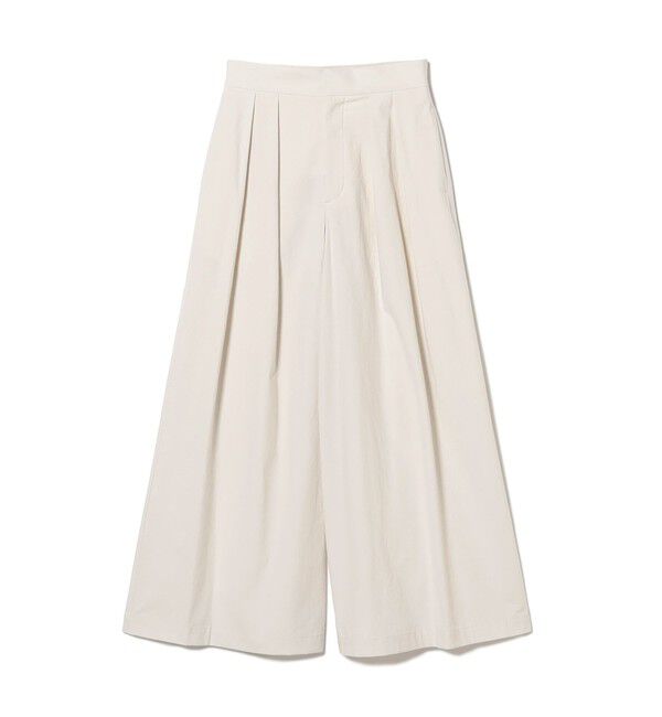 Demi-Luxe BEAMS 「AK+1 / コットン ワイドパンツ」|チノ|
