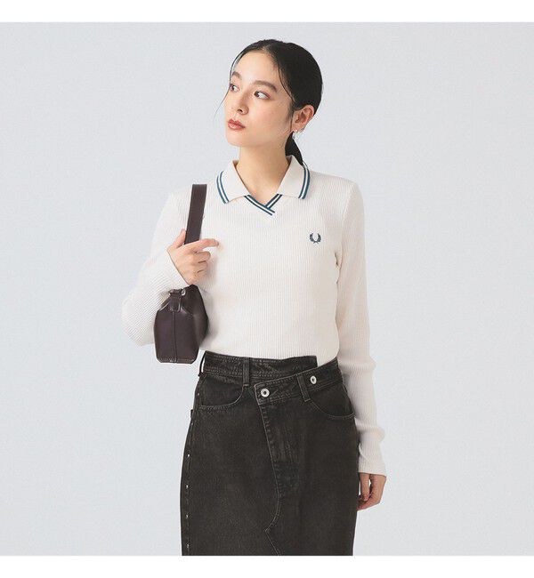 Ray BEAMS 「【別注】FRED PERRY / Twin Tipped Ribbed Polo Shirt」|ポロシャツ|