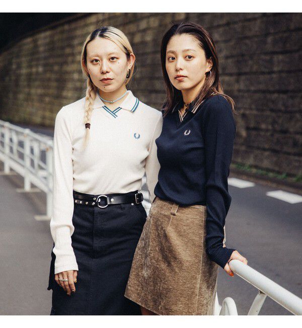 Ray BEAMS 「【別注】FRED PERRY / Twin Tipped Ribbed Polo Shirt」|ポロシャツ|